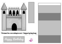 Prince or Knight's Castle Easel Card