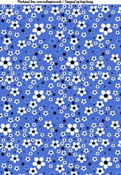 Daisy Daisy Backing Paper in Blue