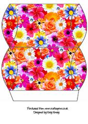 Floral Explosion Pillow Gift Box