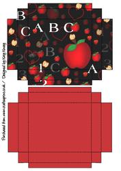 Abc Thank You Teacher Gift Box with Lid