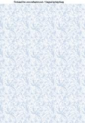 Blue Swirl Leaves Backing Paper