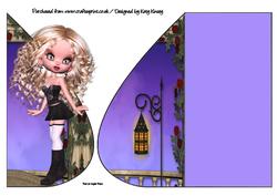 Clarice Teardrop Card