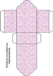 Pink Butterflies Tag Gift Box