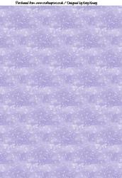 Star Filled Sky Backing Paper in Lilac