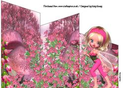 Emilia Fairy Cascade Card