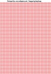 Basket Weave Backing Paper in Red