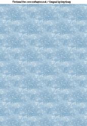 Star Filled Sky Backing Paper in Blue