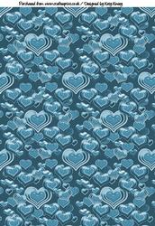 Hale and Hearty Backing Paper in Blue