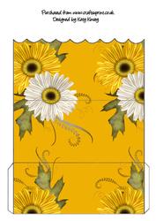 Gerberas Scallop Edge Money Wallet