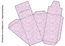 Pink Butterflies Cake Slice Gift Box