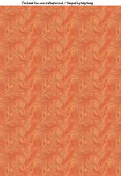 Orange Leaves Backing Paper