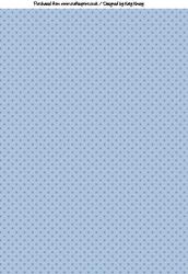 Blue Polka Dots Canvas Backing Paper