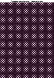 Pink Polka Dots on Black Backing Paper