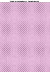 Pink Polka Dots Canvas Backing Paper
