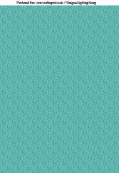 Aqua Glitter Swirl Backing Paper