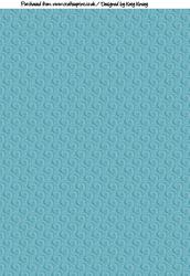Bright Blue Glitter Swirl Backing Paper
