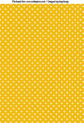 Pearls on Canvas Backing Paper in Yellow