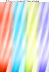 Diagonal Rainbow Stripes Backing Paper #2