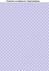 Pearls on Canvas Backing Paper in Lilac