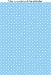 Pearls on Canvas Backing Paper in Blue