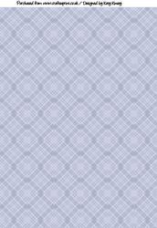 Blue Plaid Backing Paper