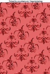 Bold and Bright Swirls Backing Paper in Red