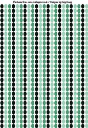 Spotty and Dotty Backing Paper in Aqua and Black