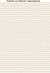 Bead Strings Backing Paper in Cream