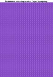 Diamonds and Checks Backing Paper in Purple