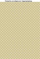 Pearls on Canvas Backing Paper in Sage Green