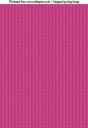 Diamonds and Checks Backing Paper in Bright Pink