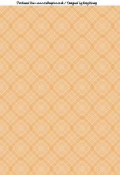 Plaid Backing Paper in Orange