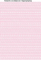 Bead Strings Backing Paper in Pink