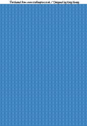 Diamonds and Checks Backing Paper in Blue