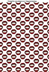 Vampires Kiss A4 Backing Paper