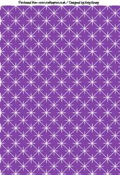 Stars Backing Paper in Purple