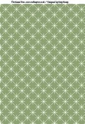 Stars Backing Paper in Light Green