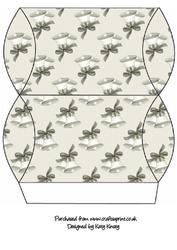 Christmas Bells in Cream Pillow Gift Box