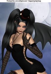 Sultry Angel #4 A4 Card Front