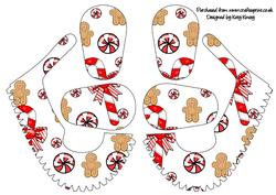 Christmas Gingerbread 3D Baby Shoes