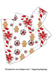 Icicle Gift Box / Decoration Christmas Gingerbread