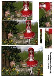 Red Riding Hood Pyramage Sheet