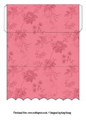 Everything is Rosey in Pink Scallop Edge Money Wallet