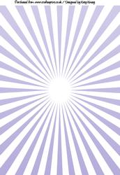 Sunburst A4 Backing Paper in Lilac
