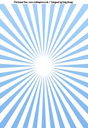Sunburst A4 Backing Paper in Blue