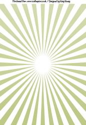 Sunburst A4 Backing Paper in Green