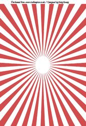 Sunburst A4 Backing Paper in Red