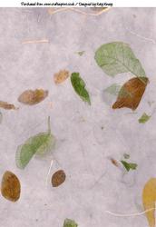 Pressed Leaves A4 Backing Paper #1