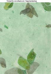 Pressed Leaves A4 Backing Paper #3