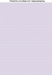 Lots of Lace A4 Backing Paper in Lilac